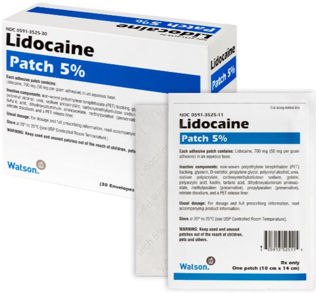 lidocaine patch order