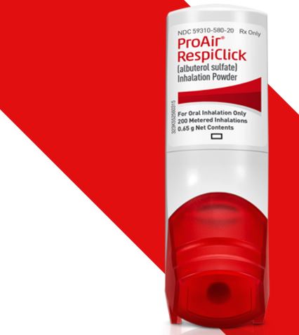 how does proair respiclick work